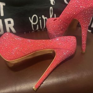 Iridescent Pink Pumps